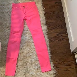 Pink jeans